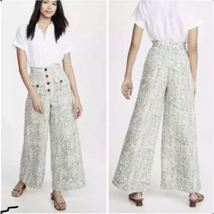 NEW C/MEO Collective Women's Energized Wide Leg Pants Green Size 4